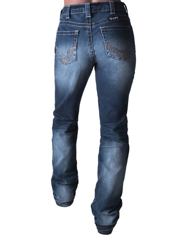 SALE Cowgirl Tuff® Ladies' True Blue Bootcut Jeans