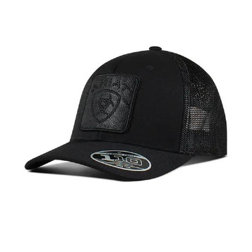 Ariat® Men's Black FlexFit110 Ariat Logo Patch Cap