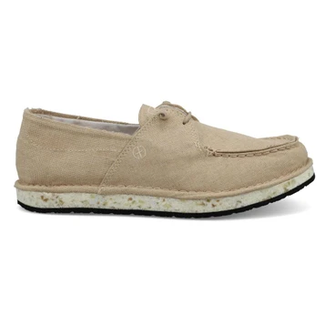 SALE Twisted X® Ladies' Circular Project™ Cream Linen Boat Shoes