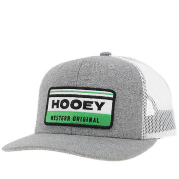 HOOEY, LLC Hooey® Horizon Grey/White Rectangle Patch Cap HOOEY, LLC Hooey® Horizon Grey/White Rectangle Patch Cap