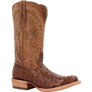 Durango® Men's PRCA Collection FQ Ostrich Cutter Toe Boots