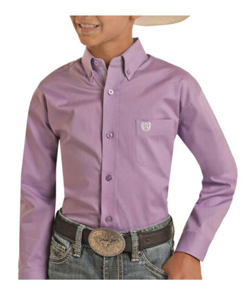 Panhandle® Boys' L/S Solid Poplin Button Shirt Panhandle® Boys' L/S Solid Poplin Button Shirt