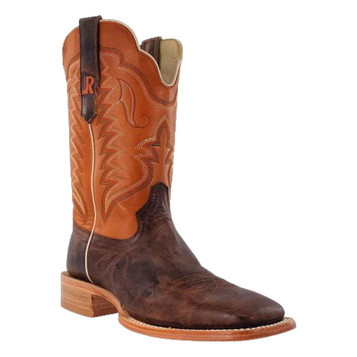 R. Watson® Men's Brown Distressed Goat Square Toe Boots R. Watson® Men's Brown Distressed Goat Square Toe Boots