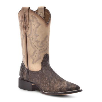 CORRAL BOOT CO. Corral® Men's Capuchino/Sand Alligator Square Toe Boots CORRAL BOOT CO. Corral® Men's Capuchino/Sand Alligator Square Toe Boots