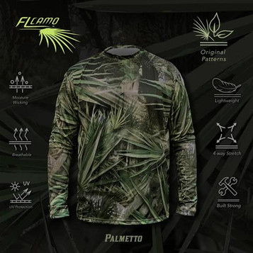 FL Camo® Men's L/S Performance Camo Shirt