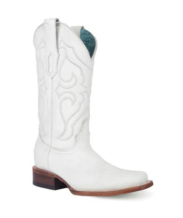 SALE Corral® Ladies' White Narrow Square Toe Fashion Boots
