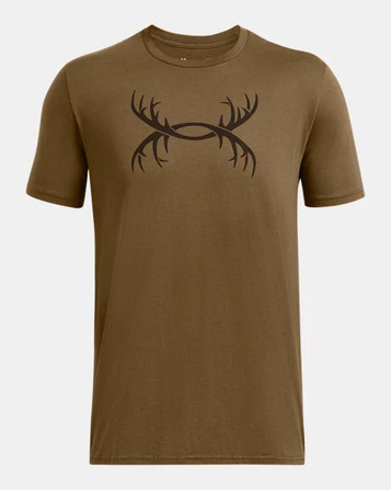 Under Armour® Men's S/S Antler Logo T-Shirt Coyote Brown Under Armour® Men's S/S Antler Logo T-Shirt Coyote Brown