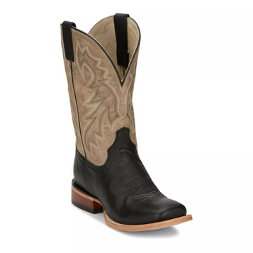 Tony Lama® Men's Black/Tan Luciano Square Toe Boots Tony Lama® Men's Black/Tan Luciano Square Toe Boots