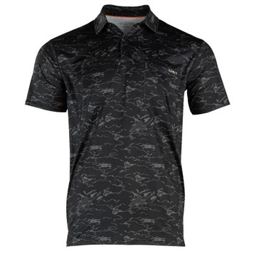 SALE Salt Life® Men's S/S Black Tactical Camo Pocket Polo Shirt SALE Salt Life® Men's S/S Black Tactical Camo Pocket Polo Shirt