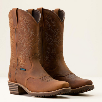 SALE Ariat® Men's Brown Hybrid Roughstock WP Square Toe Boots