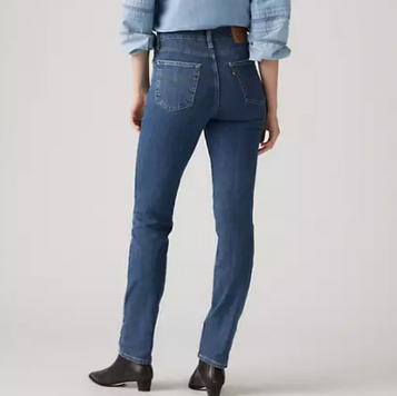 SALE Levi's® Ladies' 724 HR Slim Straight Leg Jeans in Way Way Back