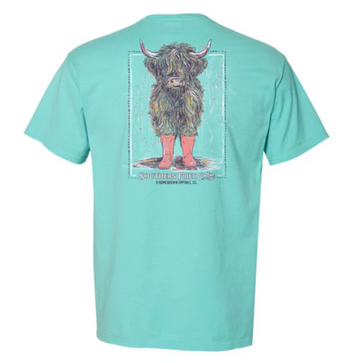 SALE Southern Fried Cotton® Ladies' S/S Mint Caught in the Rain T-Shirt