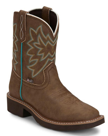 JUSTIN BOOT COMPANY Justin® Ladies' Sunny Brown Gypsy Square Toe Boots JUSTIN BOOT COMPANY Justin® Ladies' Sunny Brown Gypsy Square Toe Boots