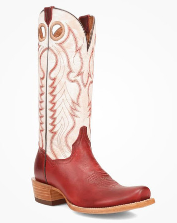 SALE Dan Post® Ladies' Red/White Adelaide Cutter Toe Boots