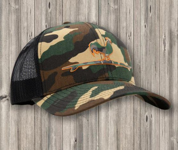 Beach & Barn® Surfing Rooster Camo Snapback Cap  Beach & Barn® Surfing Rooster Camo Snapback Cap