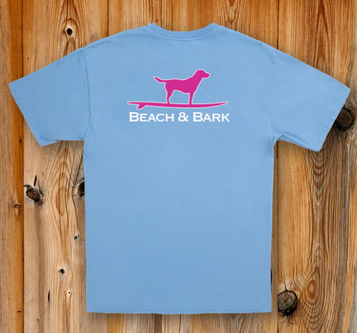 SALE Beach & Barn® Men's S/S Azure Beach & Bark T-Shirt