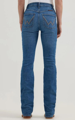 Wrangler® Ladies' MR Boot Cut Ultimate Riding Jeans in Aubree