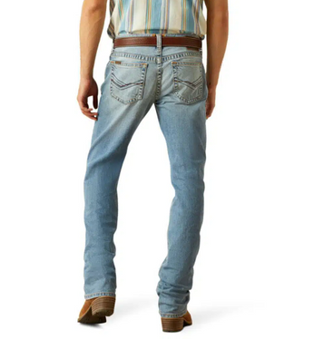 SALE Ariat® Men's Light Wash M7 Slim Tustin Straight Leg Jeans in Cade
