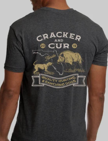 Cracker & Cur® Men's S/S Charcoal Bayed Up T-Shirt