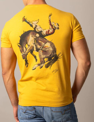 Kimes Ranch® Men's Yellow Ochre S/S Winning Ride RP T-Shirt Kimes Ranch® Men's Yellow Ochre S/S Winning Ride RP T-Shirt