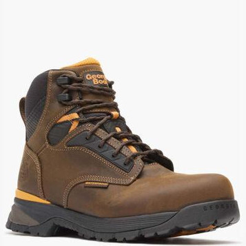 Georgia Boot® Men's Brown 6" TDB Alloy Toe WP Lace-Up Work Boots Georgia Boot® Men's Brown 6" TDB Alloy Toe WP Lace-Up Work Boots