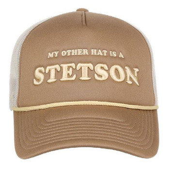 Stetson® Tan/Cream My Other Hat Is a Stetson Cap