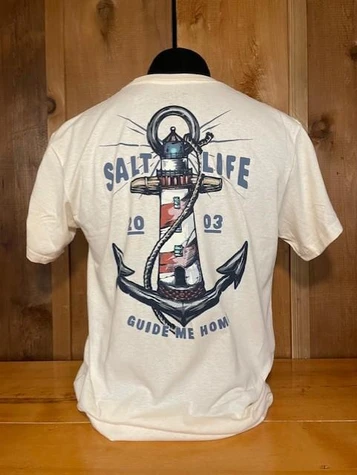 SALE Salt Life® Men's S/S Guide Me Home Chalk T-Shirt