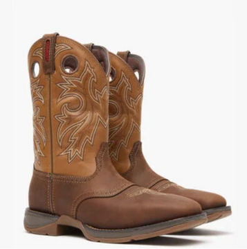 Durango® Rebel™ Men's Brown/Tan Steel Toe WP Western Work Boots Durango® Rebel™ Men's Brown/Tan Steel Toe WP Western Work Boots