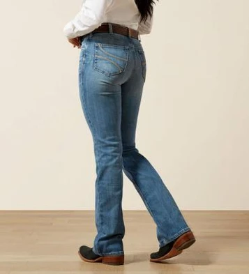SALE Ariat® Ladies' Medium Wash HR Rowyn Boot Cut Jeans in Challis