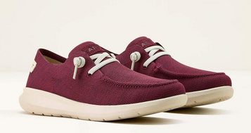 Ariat® Ladies' Burgundy Knit Hilo Casual Shoes Ariat® Ladies' Burgundy Knit Hilo Casual Shoes