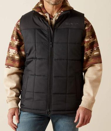 Ariat® Men's Phantom Chambray (Black) Crius Insulated Vest Ariat® Men's Phantom Chambray (Black) Crius Insulated Vest