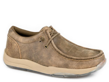 SALE Roper® Ladies' Rustic Brown Leather Casual Shoes