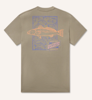 Southern Marsh® Men's S/S Stonewall Olive Spotted T-Shirt Southern Marsh® Men's S/S Stonewall Olive Spotted T-Shirt