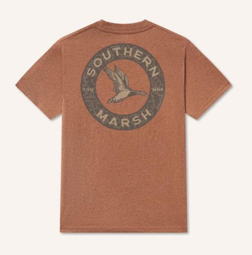 Southern Marsh® Boys' S/S Washed Walnut Inflight Camo T-Shirt