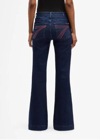 7 For All Mankind® Ladies' Slim Illusion Dojo Jeans in Classical 7 For All Mankind® Ladies' Slim Illusion Dojo Jeans in Classical