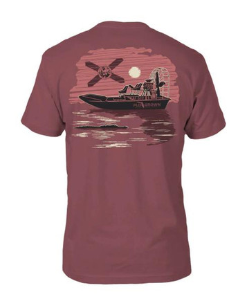 FloGrown® Men's S/S Mauve Florida Swamp Life T-Shirt FloGrown® Men's S/S Mauve Florida Swamp Life T-Shirt
