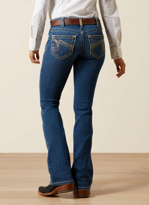 SALE Ariat® Ladies' MR Joanna Dark Wash Boot Cut Jeans