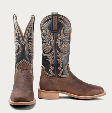 Hyer® Men's Sawyer Brown/Navy Square Toe Boots Hyer® Men's Sawyer Brown/Navy Square Toe Boots