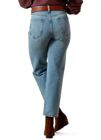 Ariat® Ladies' UHR Cheyenne Yoke Tomboy Straight Leg Jeans in Candy