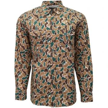 SALE Hooey® Men's L/S Maverick Duck Camo Button Shirt