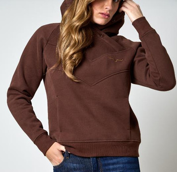 Kimes Ranch® Ladies' Ella Button-Collar Hoodie - Choose Color