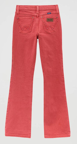 Wrangler Retro® Girls' Vibrant Chili Boot Cut Jeans