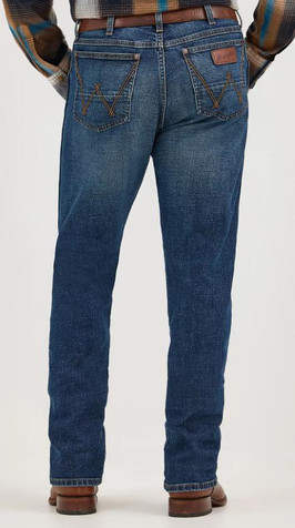 SALE Wrangler Retro® Men's Slim Fit Straight Leg Jeans in Jasper