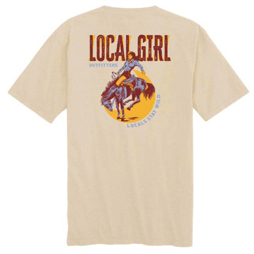 Local Girl® Ladies' S/S Latte LG Stay Wild T-Shirt