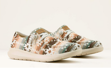 SALE Ariat® Ladies' Natural Southwest Print Hilo Shoes