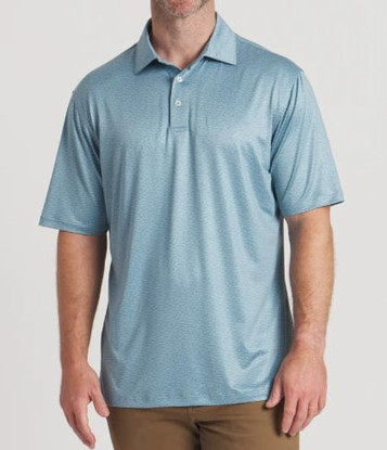 Southern Marsh® Men's S/S Burnt Sage Flyline Performance Polo - Redfish