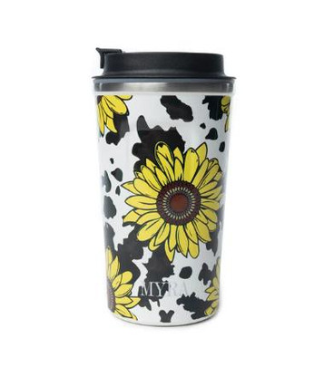 Myra® Western Trail Stainless Steel Mug in Sunflower Yellow