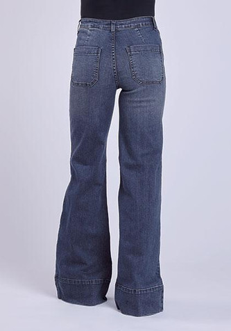 Stetson® Ladies' HR 751 Wide Leg 4" Hem Jeans Stetson® Ladies' HR 751 Wide Leg 4" Hem Jeans