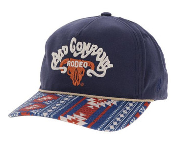 Hooey® Navy/Aztec Bad Company Rodeo Cloth Snapback Cap Hooey® Navy/Aztec Bad Company Rodeo Cloth Snapback Cap
