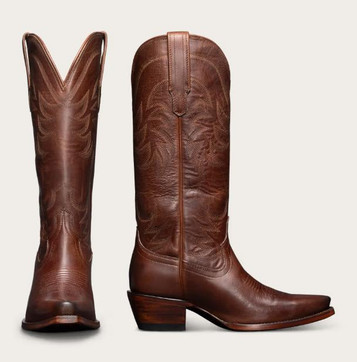 Tecovas® Ladies' Annie Sequoia Brown 14" Snip Toe Boots